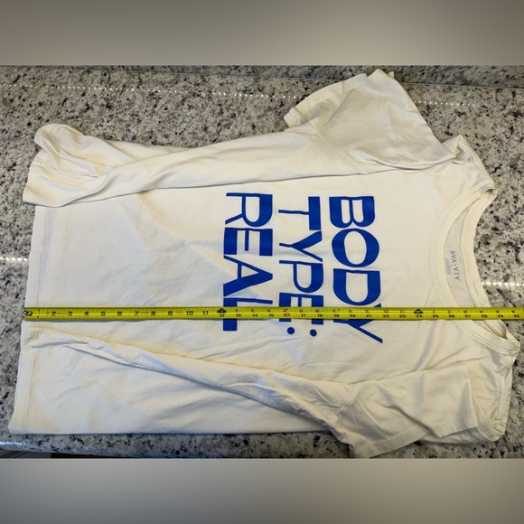3/$15 NWOT Ava & Viv 4X Body Type Real Short Sleeve Tee Cream / Ivory - Picture 6 of 8